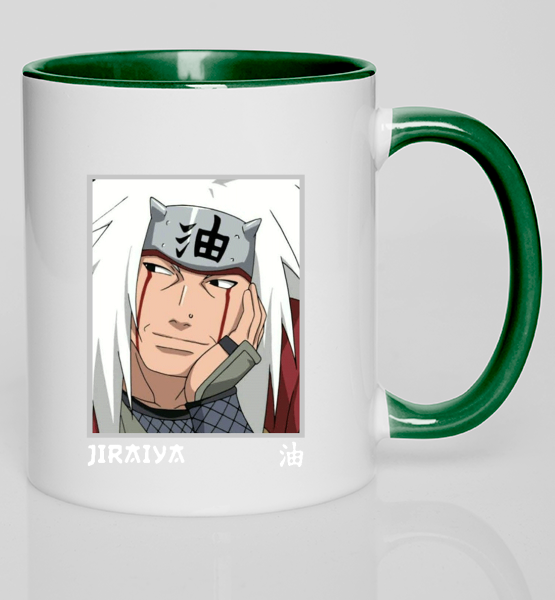 Кружка с цветной ручкой Джирайя