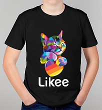Детская футболка Котик Likee