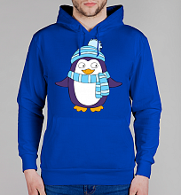Парная мужская толстовка Пингвин