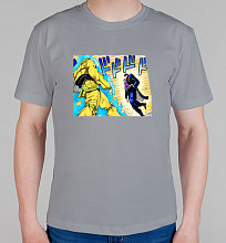 Мужская футболка Дио идет на забив