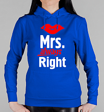 Парная женская толстовка Mr-Mrs Right