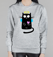 Парный женский свитшот Добро и зло