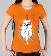 Парная женская футболка Овечки