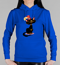 Парная женская толстовка Коты в шляпах