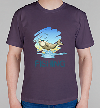 Мужская футболка Рыбалочка!