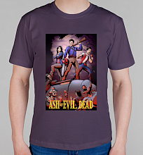 Мужская футболка Эш против Зловещих мертвецов #3