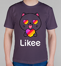 Мужская футболка Likee Cat