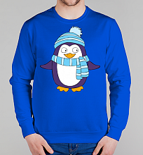 Парный мужской свитшот Пингвин