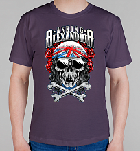 Мужская футболка Asking Alexandia Череп