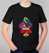 Детская футболка Brawl Stars Герои