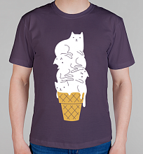 Мужская футболка Мороженное