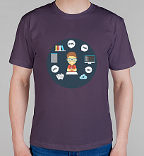 Мужская футболка Программер