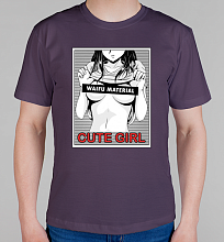 Мужская футболка Waifu Material