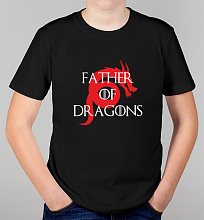 Детская футболка Father of dragons
