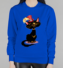 Парный женский свитшот Коты в шляпах