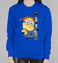 Парный женский свитшот Опасные миньоны