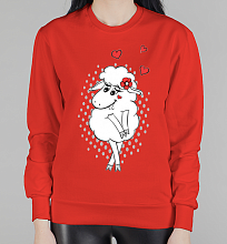 Парный женский свитшот Овечки