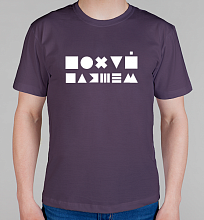 Мужская футболка Русский шрифт