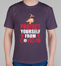 Мужская футболка Protect yourself
