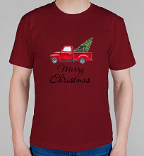Мужская футболка Merry Christmas 2022