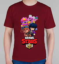 Мужская футболка Brawl Stars Герои 3
