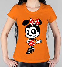 Парная женская футболка Пара Микки