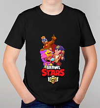 Детская футболка Brawl Stars Герои 2