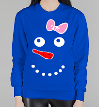 Парный женский свитшот Снеговики