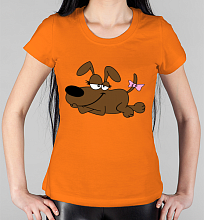 Парная женская футболка Влюбленные