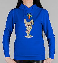 Парная женская толстовка Зайка - морковка