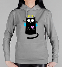 Парная женская толстовка Добро и зло