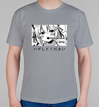 Мужская футболка Анимэ обними