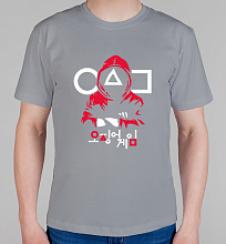 Мужская футболка Игра в кальмара 2021