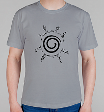 Мужская футболка Наруто - печать