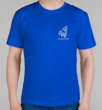 Парная мужская футболка To the space and back