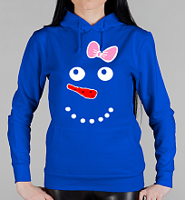 Парная женская толстовка Снеговики