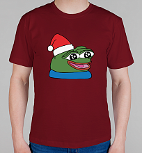 Мужская футболка Pepe happy new year