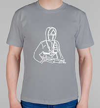 Мужская футболка Игры в кальмара (Страж)