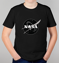 Детская футболка Nasa Black Edition