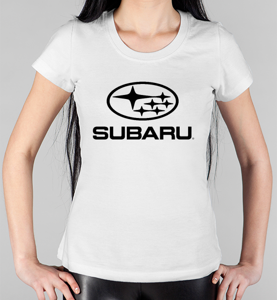 Женская футболка "Subaru"