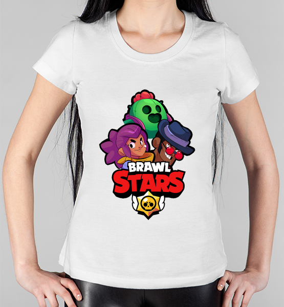Женская футболка "Brawl Stars Герои"