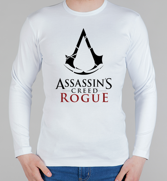 Мужской лонгслив "Assassins creed logo"
