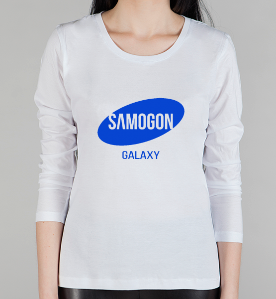 Женский лонгслив "Samogon galaxy"
