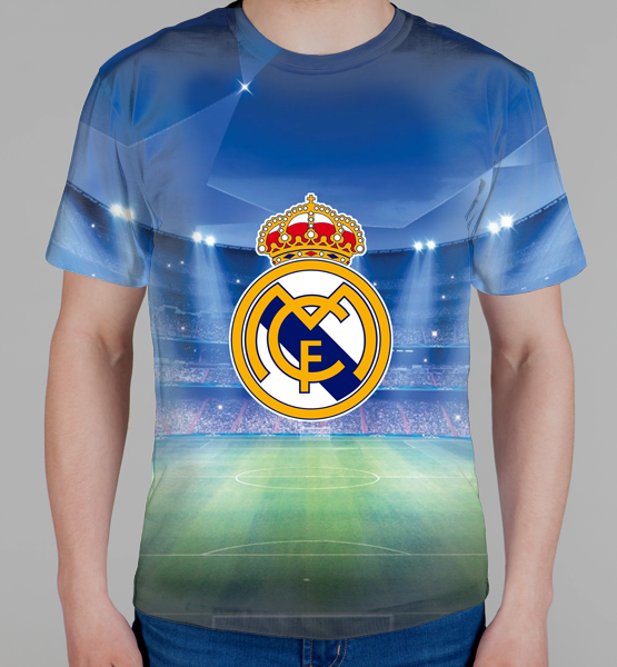 Мужская 3D футболка "Real Madrid"