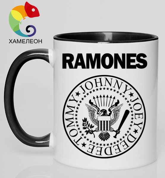 Кружка хамелеон "Ramones"
