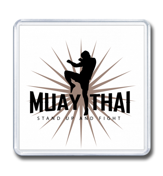 Магнит 65×65 "Muay Thai"