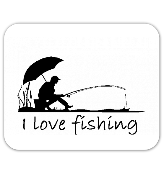 Коврик для мышки "I love fishing"
