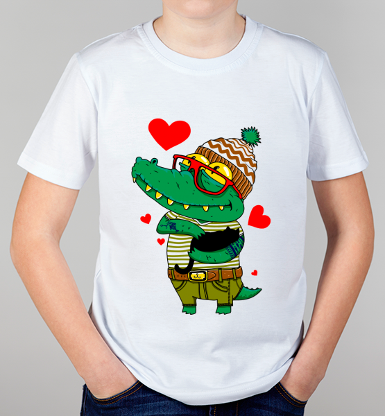 Детская футболка "Крокодил"