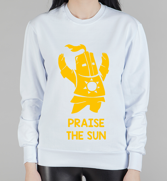 Женский свитшот "Praise the sun"