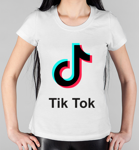 Женская футболка "Tik Tok"